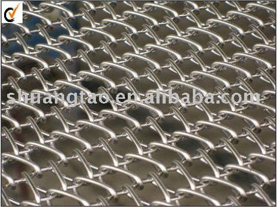 Metal weave conveyer belt mesh