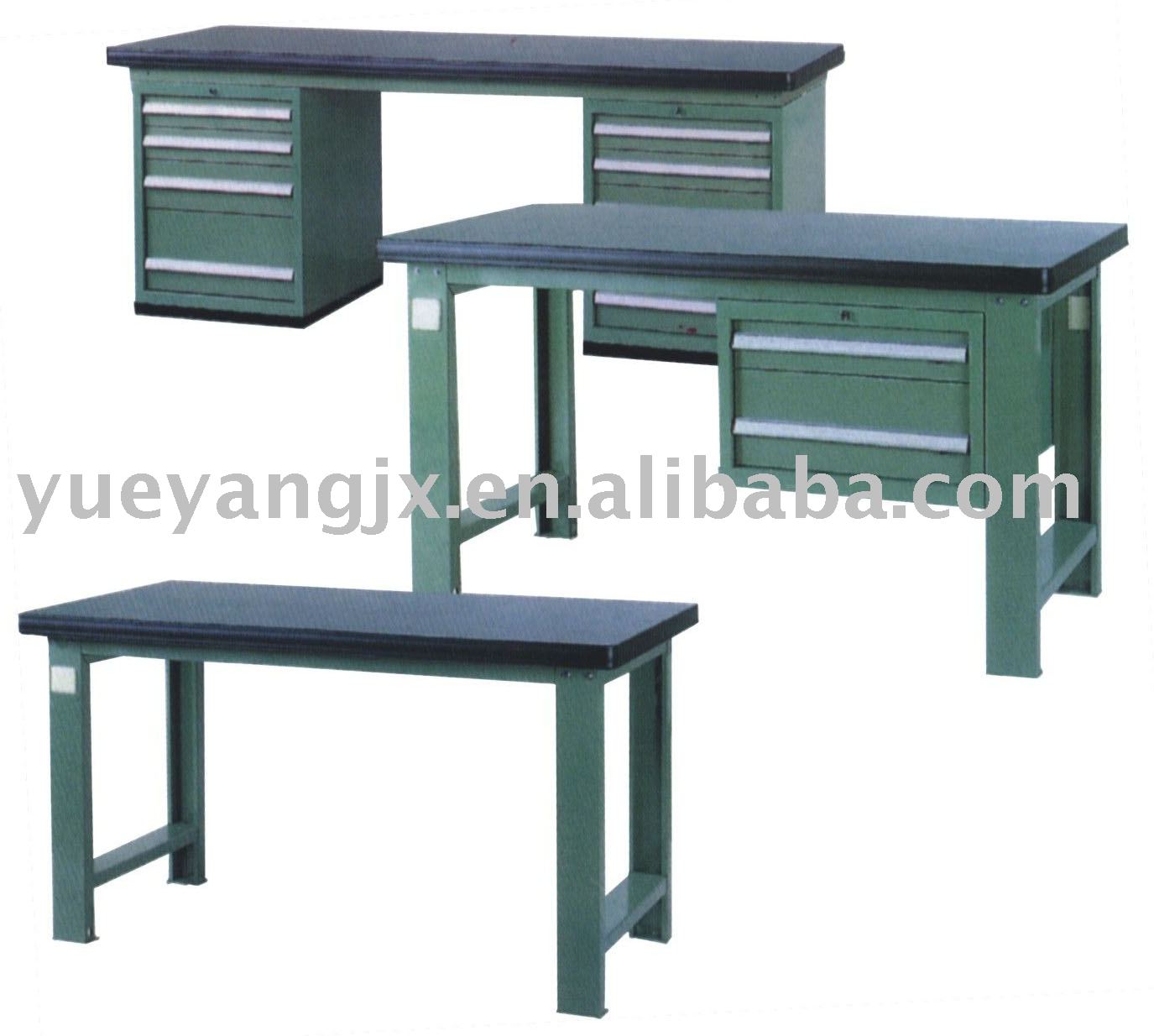 Metal Work Bench With Heavy Loading