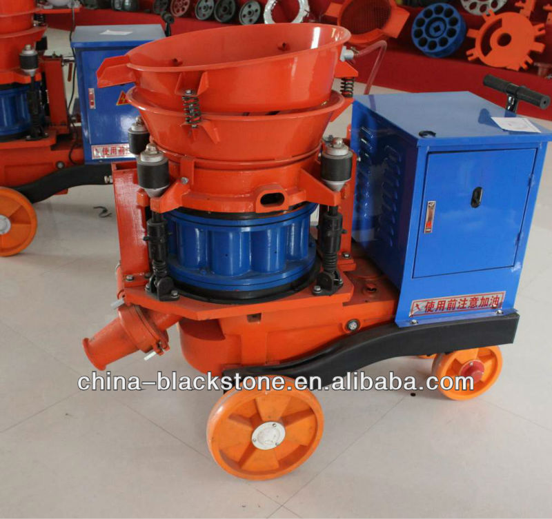 Metope shotcrete machine