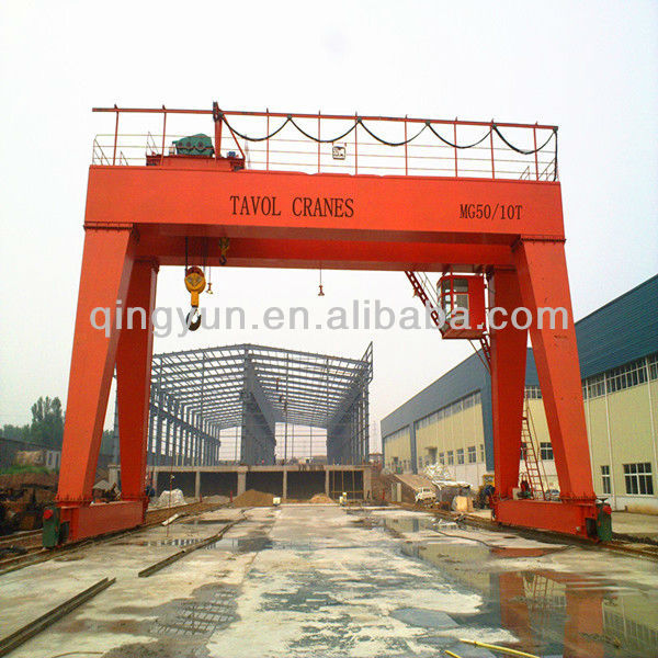 MG model double girder gantry crane