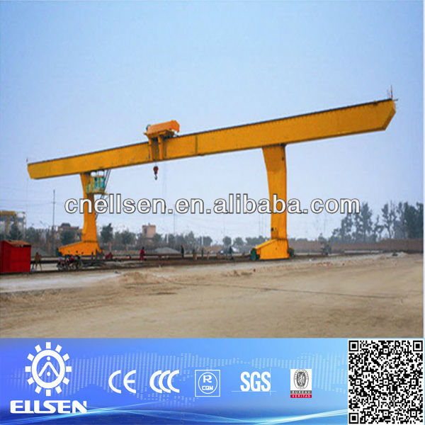 MH type electric lifting single beam gantry crane