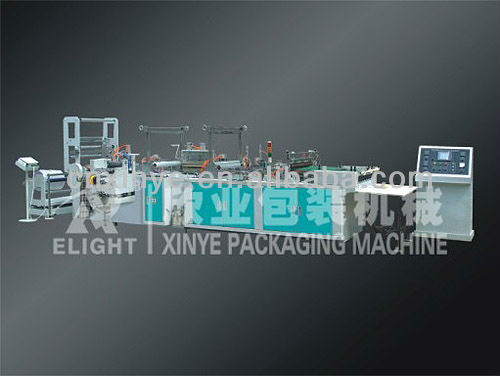 Microcomputer multifunction plastic bag making machine