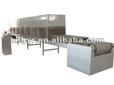 Microwave chemical powder dryer