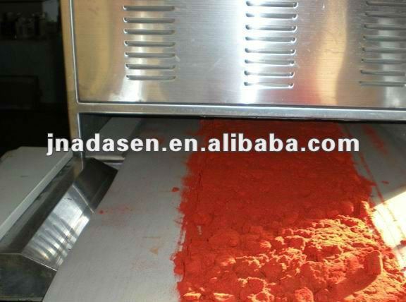 Microwave spice powder/red chilli powder drying&sterilizing oven