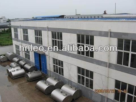 Milk cooling tank plant