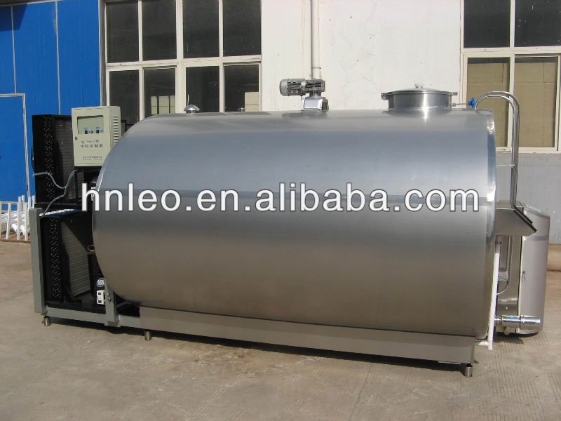 Milk cooling tank processor