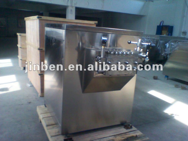 Milk homogenizer and sterilizer