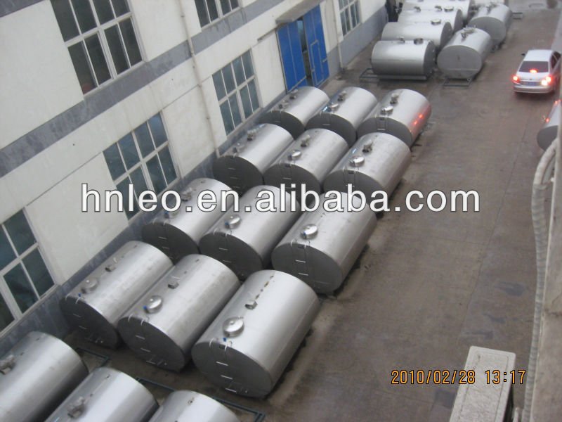 Milk storage tank plant