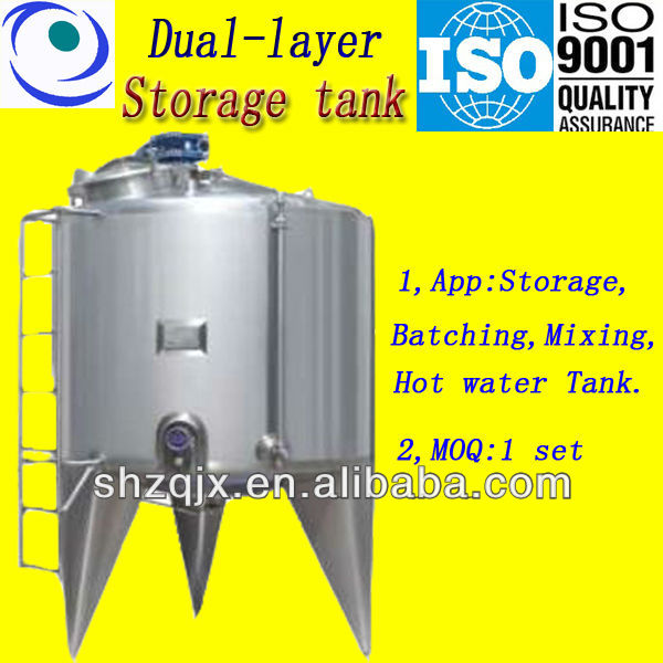 milk storage tank, SUS304/SUS316