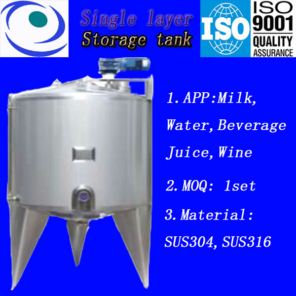 milk storage tank , SUS304/SUS316