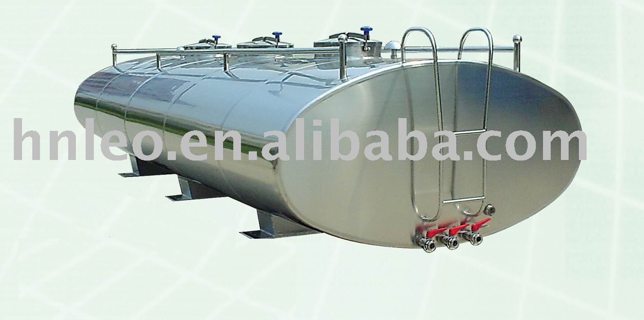 milk transport tank with insulation ability