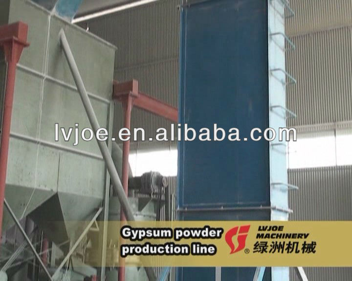 Mineral gypsum production line for gypsum board