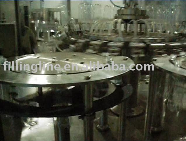 Mineral water filling line