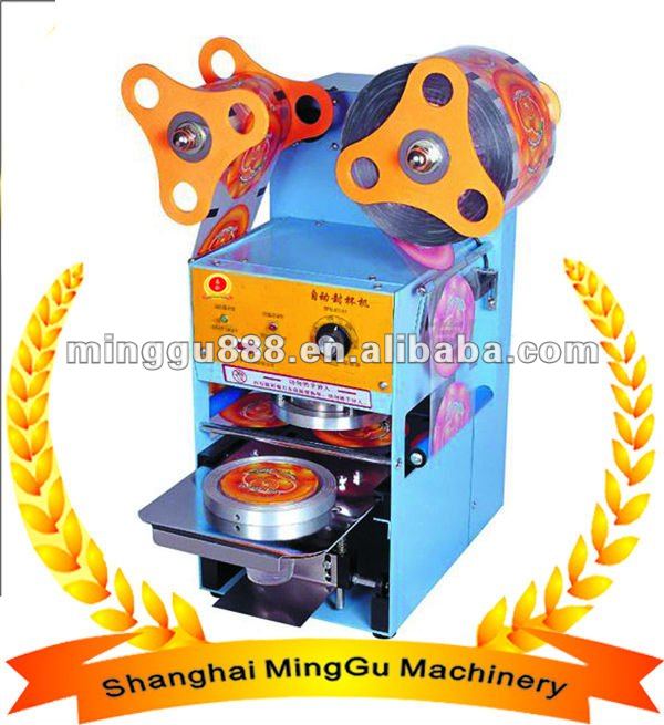 Minggu automatic plastic cup sealer for sales(CE&ISO9001 manufacturer)