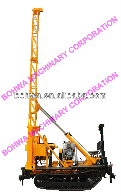 Mini Drilling Rig on Crawler base with Capacity 100m