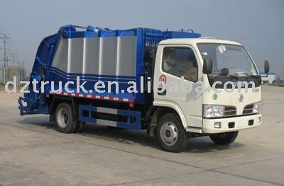 Mini garbage compactor truck on sale