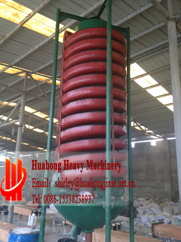 Mining spiral chute/screw chute/spiral separator for sale