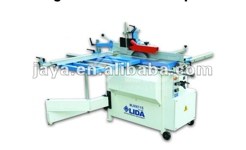 MJX6115--sliding table saw with spindle moulder