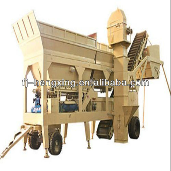 Mobile concrete batch plant