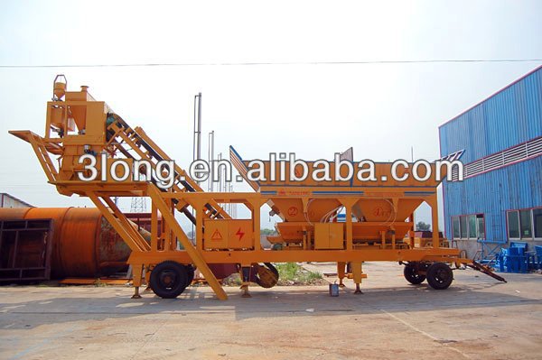 Mobile Concrete Mixing Plant