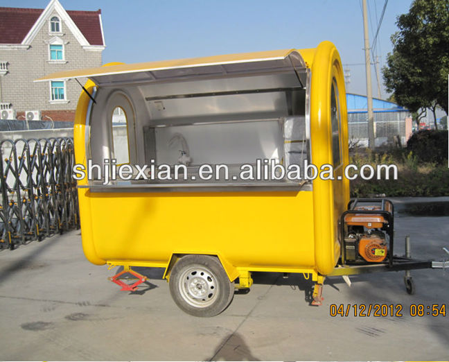 Mobile Foodcart JX-FR220B with Generator Fast Food Hot Dog Cart