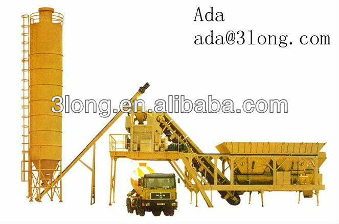 Mobile Mini Concrete Batching Plant