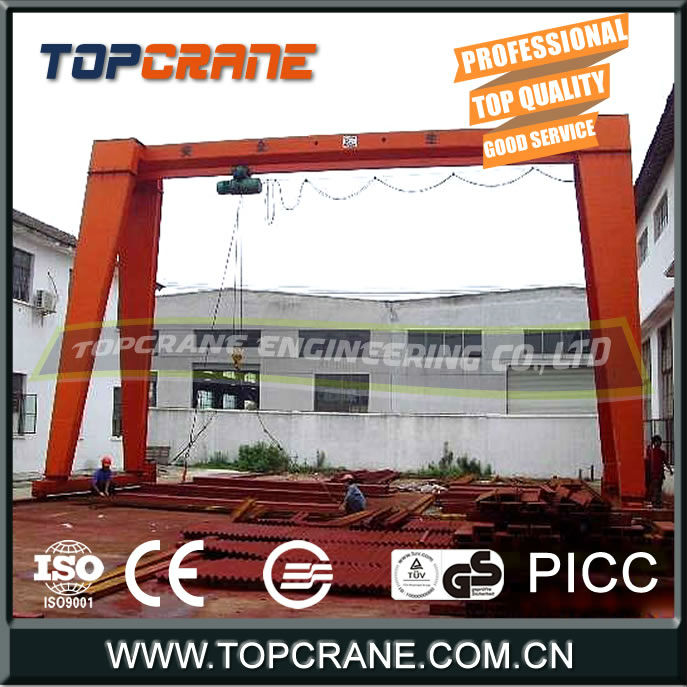 Mobile Single Girder Gantry Crane 15 ton