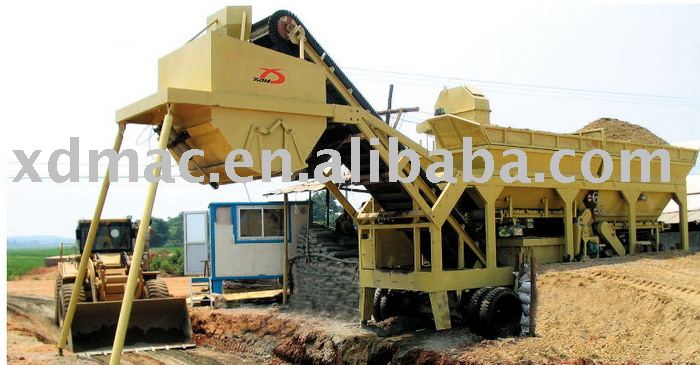 Mobile stability soil mixing plant