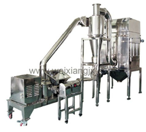 Model WFJ 30/60/80/110 series micronizer ginger powder machines