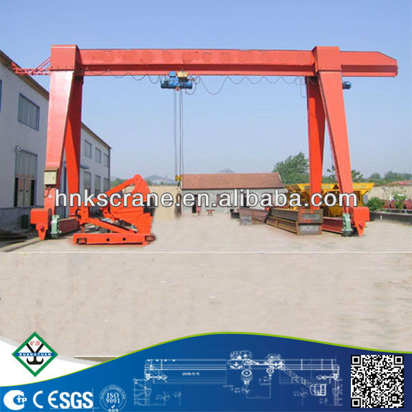 Monorail Hoist Motor Driven Single girder /beam taveling Gantry Crane& Goliath Crane System,10t,15t,20t lifting tonnage