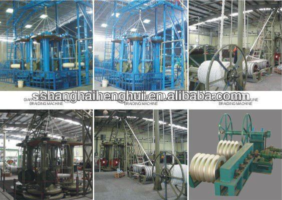 mooring rope and hawser rope making machine