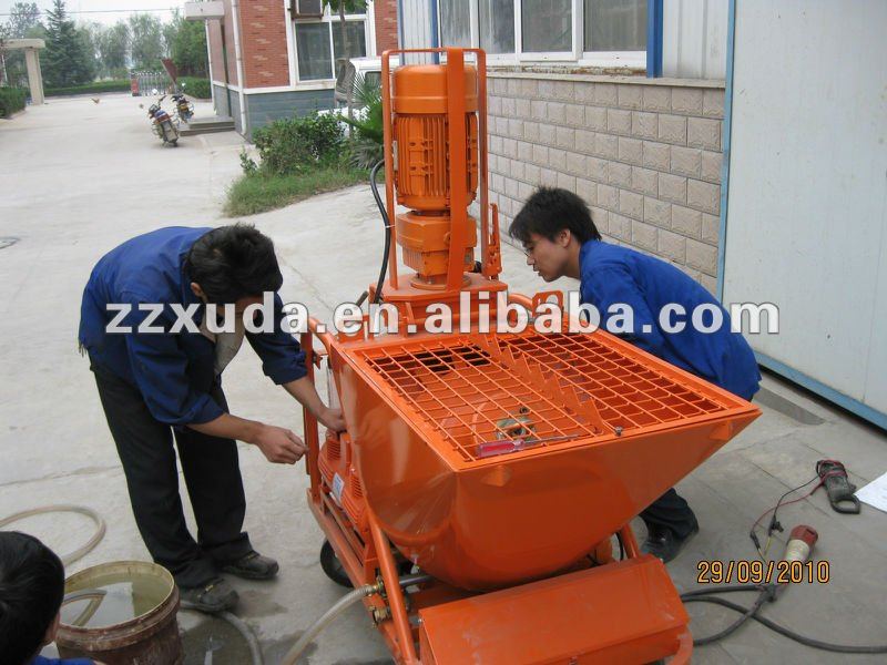 Mortar plastering machine with 1.8m3/h