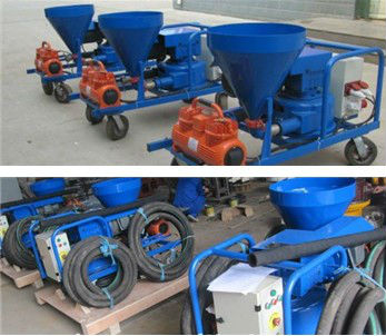 Mortar pump spraying machine