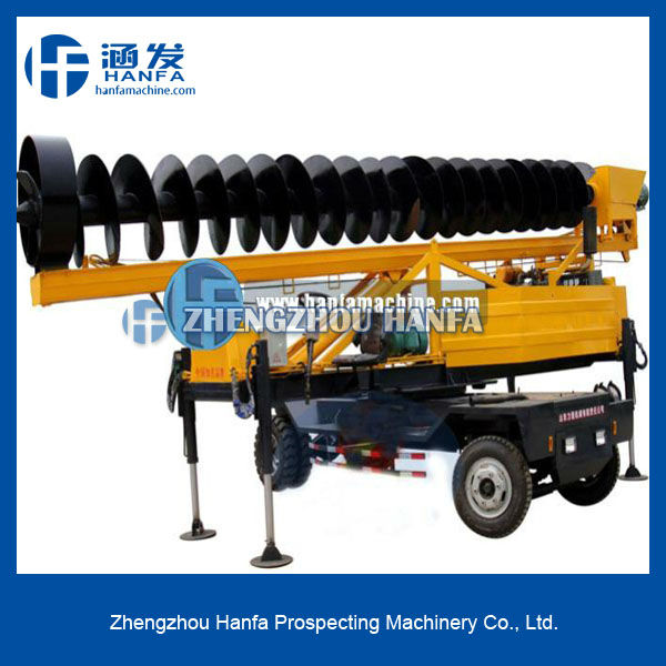 Most popular piling rig ,Three-walking ways, HF-360 bore pile drilling machine