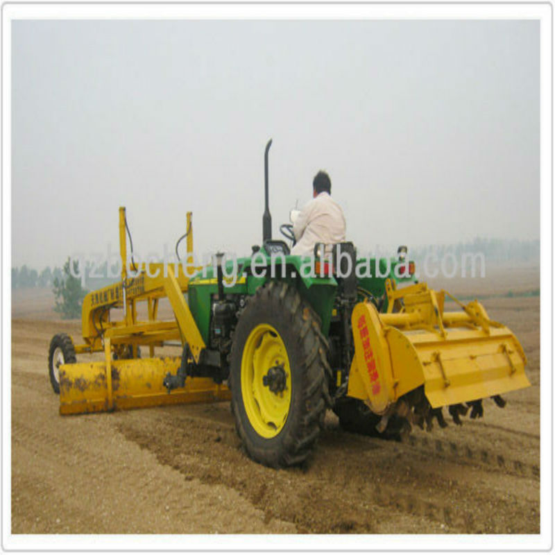 motor driven grader for road surface leveling