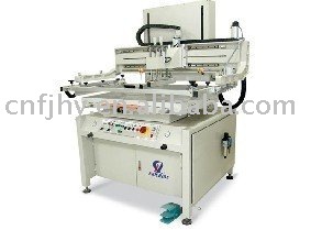 Motor lifting/descending plane screen printer