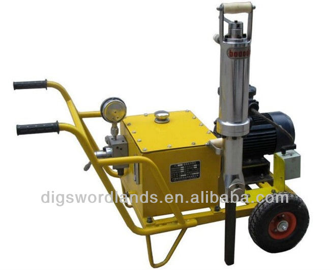 Motor Power Station Hydraulic Rock Concrete Block Splitter