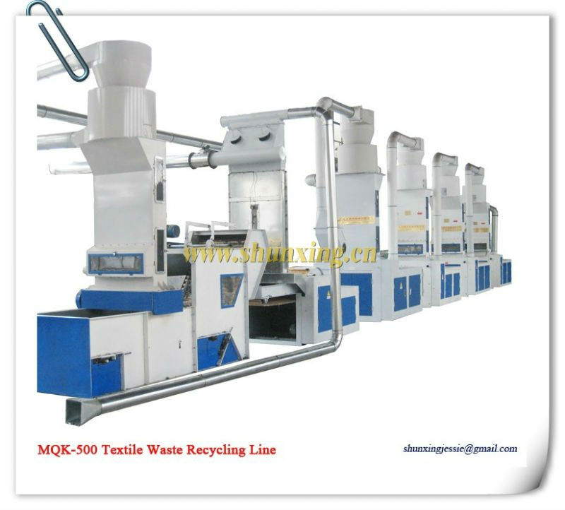 MQ-500 Clothes/Cloth Rag /Used Garment Recycling Machine