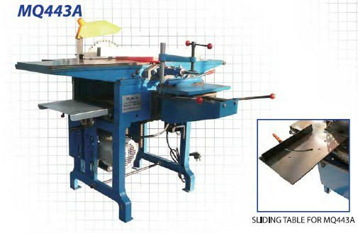 MQ443A Pure copper wire motor 4HP 3 phase multipurpose woodworking machine