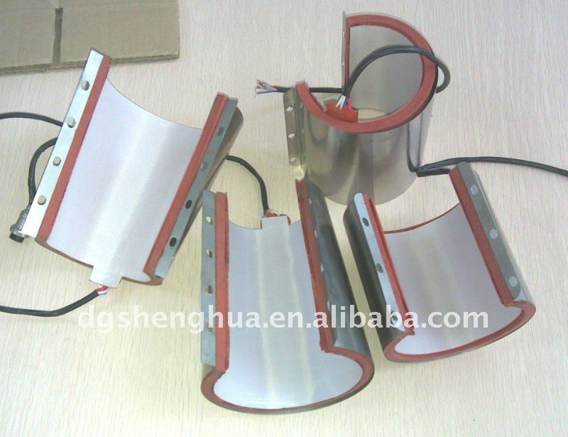 Mug heating element for mug heat press machines , mug silicone heater