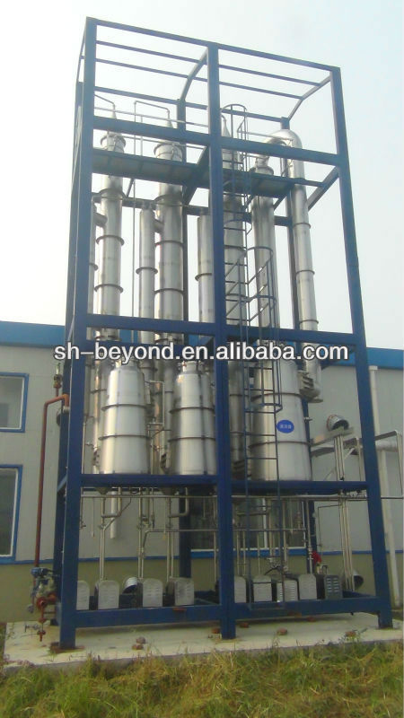 multi-effect falling film evaporator for juice production