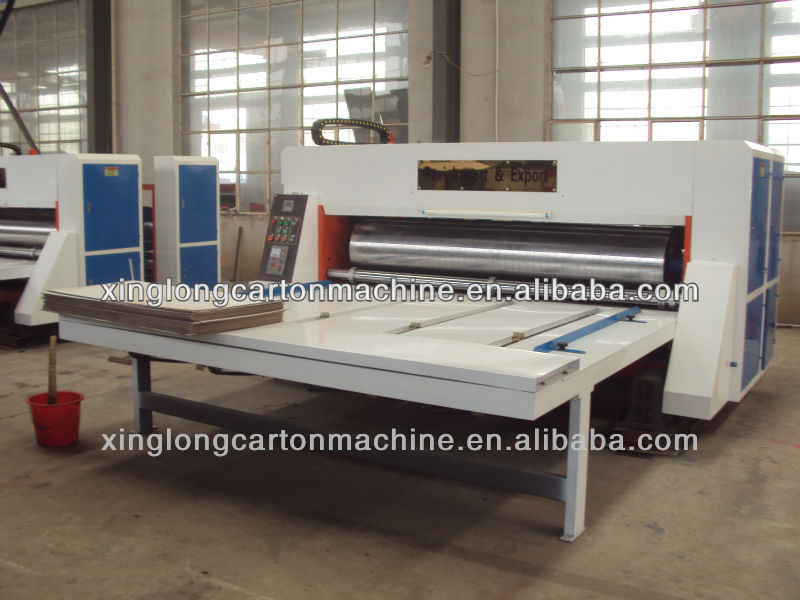 Multi function fruit carton box making machine