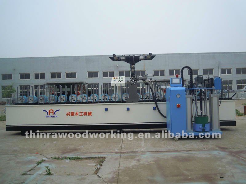 Multi-Function PVC Profile Wrapping Machine In Woodworking