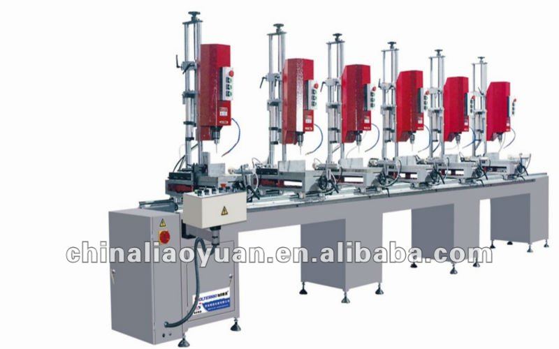 Multi-Head Drilling Machine for Aluminum Profiles with Volume Production