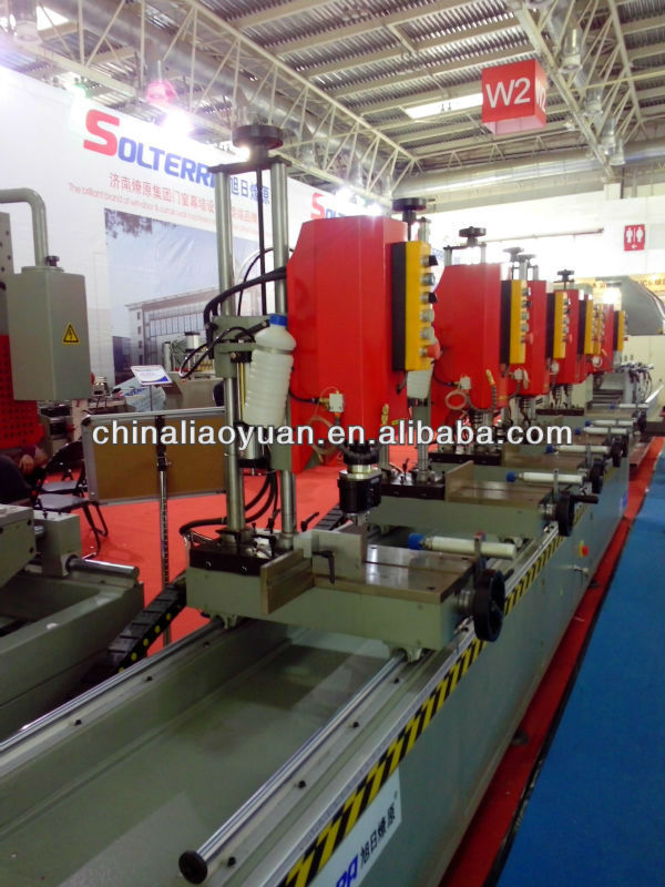 Multi head vertical drilling machine for Aluminum curtain walls LZZ6-13