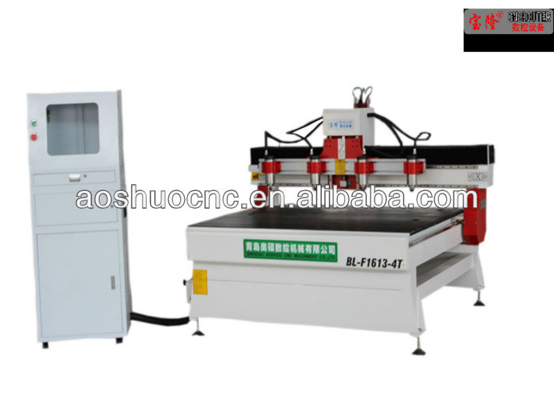 Multi heads multipurpose cnc wood engraving machine