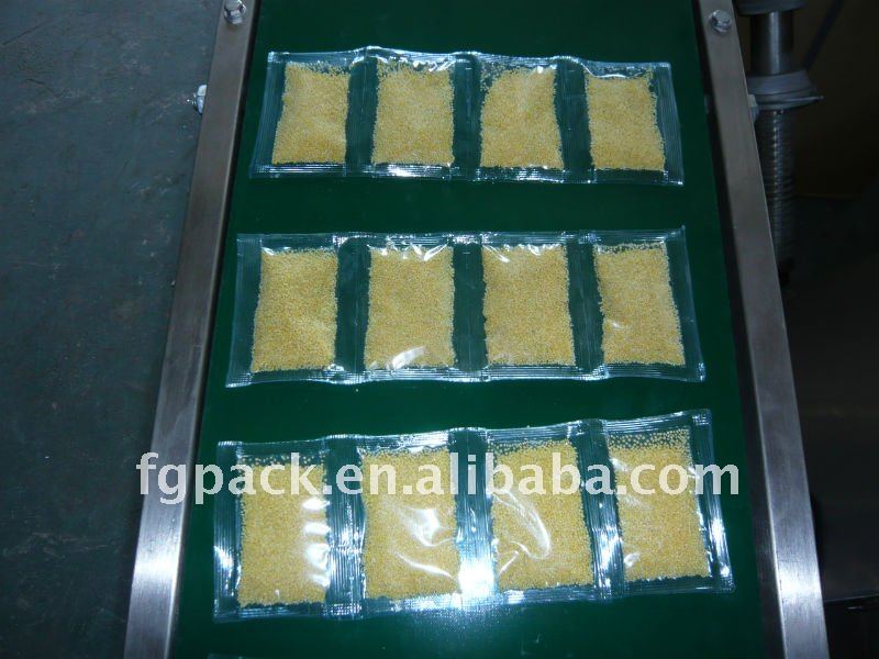 Multi-lines four sides sealing packaging machine