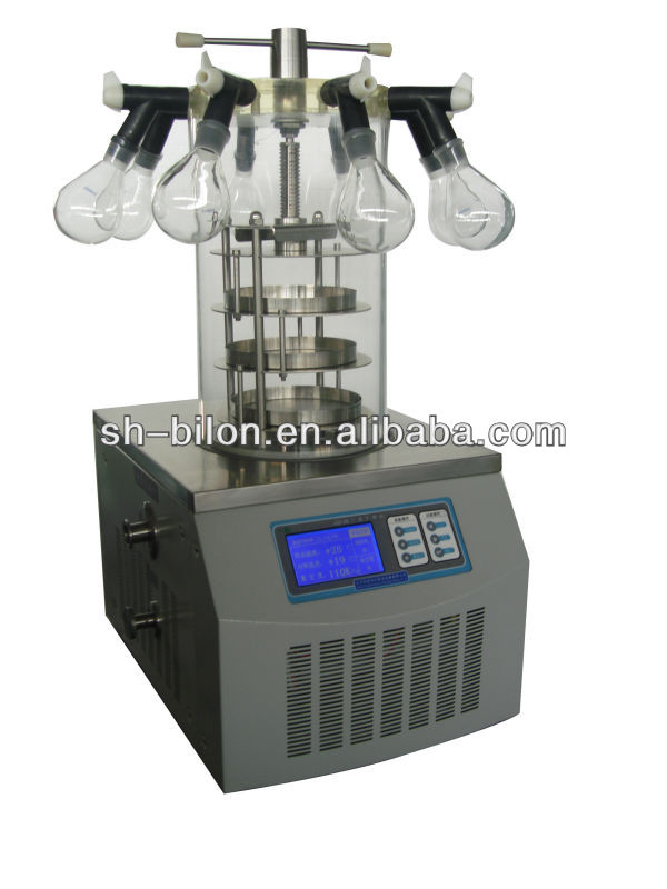 Multi-pipe top-press Laboratory freeze dryer/ Laboratory Lyophilizer