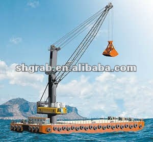 Multi-purpose Hydraulic Floating Marine Crane