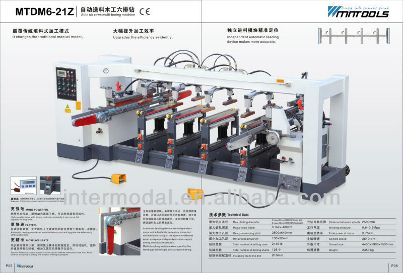 Multi spindle boring machine